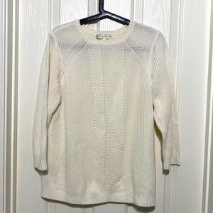 Christopher Banks Raglan sweater size Medium